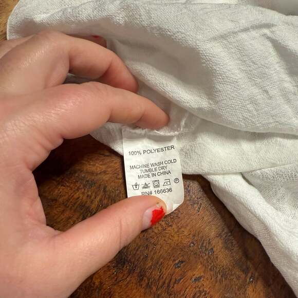 Kindred Anthropologie Top Womens 3/4 Sleeve large boho embroidered - Picture 8 of 8